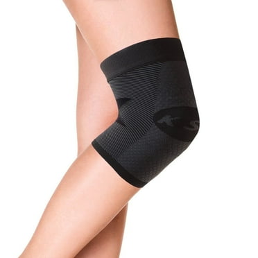 OrthoSleeve KS7 Compression Knee Sleeve Compression Knee Brace for Women and Men, Black/4XL