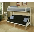 thumbnail image 3 of ACME Eclipse Twin over Full Futon Bunk Bed in White, 3 of 3