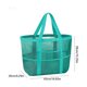 thumbnail image 3 of Mesh Bag With Handles Beach Bag Large Capacity Toy Storage Bag Bathroom Toiletries And Swimming Bag, 3 of 6