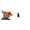 thumbnail image 1 of Estatua de Arowana, Figura de gato, Estatua de gato, Figura decorativa de resina, Escultura de animal, Adorno moderno, Adecuado para decoració, 1 of 8