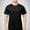 Black, variant on SSAAVKUY Men's Workout Running Shirts, Quick Dry Moisture Wicking T-Shirts, Sports Gym Athletic Short Sleeve Shirts Black M