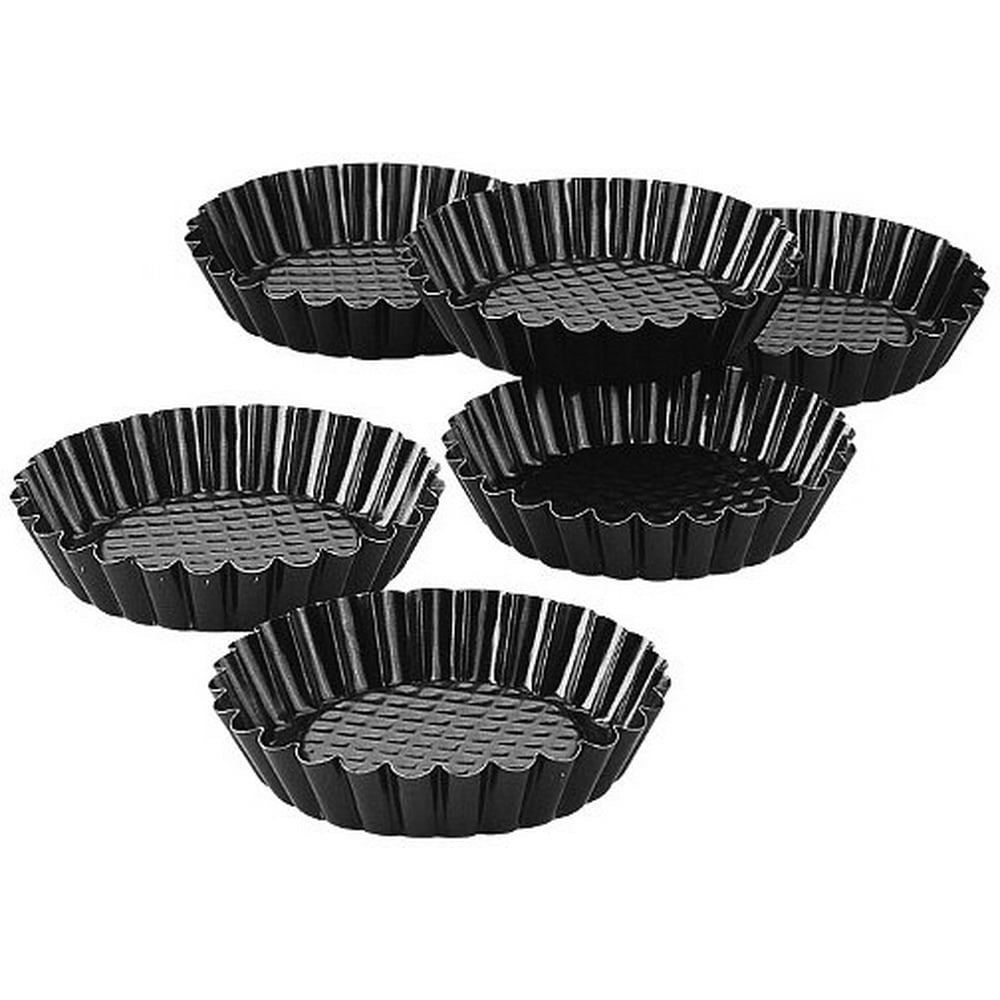 Frieling 4 Inch Mini Tart Pans Set of 6 Nonstick