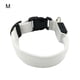 thumbnail image 5 of Collar para mascotas Iluminación LED Suministros para mascotas ABS Recargable Prevención de accidentes Herramientas anti-perdida Collares Actividades de seguridad Batería USB Blanco M Monstrate PT000654-63, 5 of 7