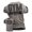 T-Shirt Warm Grey Branded, variant on GYMISH Gym Junkie Workout T-Shirt for Men – Back Design Gym Shirt, Funny Workout Tee, Warm Grey, Small