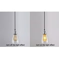 thumbnail image 5 of Kiven J-Type Track Lighting, 1-Light Modern Juno Track Pendant Light with Glass Lampshade,Dimmable J Track Light Pedant Adjustable Length for Bedroom Kitchen Shop,Brushed Steel Finish, 5 of 7