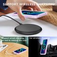 thumbnail image 4 of Allytech IP68 Waterproof Case for iPhone 15 Pro Max - Built-in Screen Protector - Wireless Charging - Full Body Protection Hard PC Shockproof Anti-Fall Transparent Matte Hybrid Back Case, Lightpurple, 4 of 16