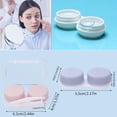 thumbnail image 2 of 6 Pack Portable Mini Contact Lens Cases, Colorful Contact Lens Container Holder with Storage Box Tweezers Wearing Stick Kit for Travel & Home (Colour), 2 of 7