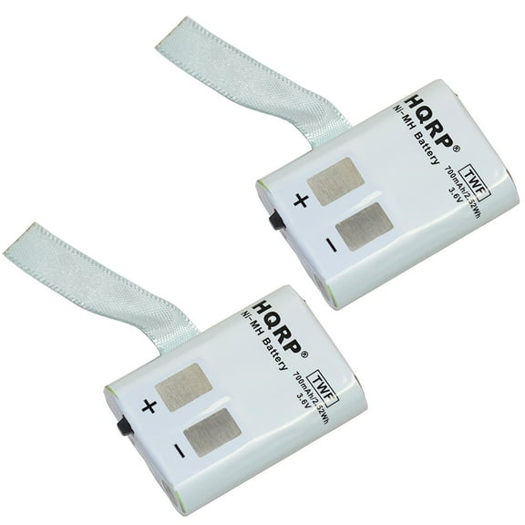 HQRP TWO Rechargeable Batteries for Motorola MH230 / MH230R Two-Way Radio