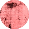 thumbnail image 1 of Ahgly Company Machine Washable Indoor Round Persian Red Bohemian Area Rugs, 4' Round, 1 of 4