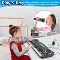 thumbnail image 5 of 61 Keys Music Electronic Keyboard Kids Electric Piano Organ W/Mic & Adapter for Kids Boys Girls Gift, 5 of 12