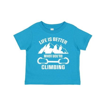 

Inktastic Rock Climbing Mountains Gift Toddler Boy or Toddler Girl T-Shirt
