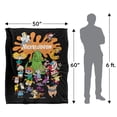 thumbnail image 5 of Nickelodeon Brand Blanket, 50"x60" Nick Splat Group Silky Touch Sherpa Back Super Soft Throw Blanket, 5 of 5