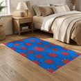 thumbnail image 2 of ODIKA 5'x7' Washable Area Rug Easy Care, Non-Shedding, Pet Friendly, Aesthetic Cartoon Vibrant Contrast Graphic Bold Astrag Funky Refined Structured for Small Living Room, Bedroom, 2 of 7