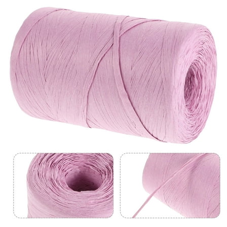 Worgeous Decorative Tie Raffia Paper Pink DIY Crafts 1Pack