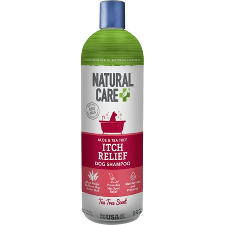 Natural Care Itch Relief Shampoo for Dogs - Tea Tree Scent - 20oz.