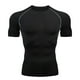 thumbnail image 1 of Camiseta deportiva de manga corta transpirable para hombre, absorbente del sudor, de secado rápido, paquete de fitness, camiseta ajustada con músculos, 1 of 6