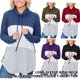 thumbnail image 4 of Guardurnaity Sudadera con capucha y cremallera con costuras de color para mujer, jersey con cordón, delgado pero suelto, fácil de combinar Prendas para la parte del cuerpo, 4 of 4