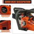 thumbnail image 6 of 25.4CC 2 Stroke Gas Powered Chainsaws, 11.8Inch Gas Chainsaw Top Handle Chainsaw Cordless Petrol Gasoline Chain Saw, W/Safety Lock&Automatic Return Switch for Wood Pruning, Tree Stump Trimming, 6 of 9