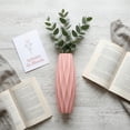 thumbnail image 3 of Unique Bargains Clear Plastic Slim Single Stem Bud Vase Pink 1.8" x 1.8" x 8.3", 3 of 6