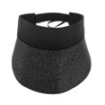 thumbnail image 2 of Sombrero de Paja de Verano para Mujer para Playa, Golf, Deporte, Ala Ancha, Sombreros para El Sol Ajustables para Viajes, Vacaciones - Negro Sunnimix Sombrero de paja de ala ancha, 2 of 8