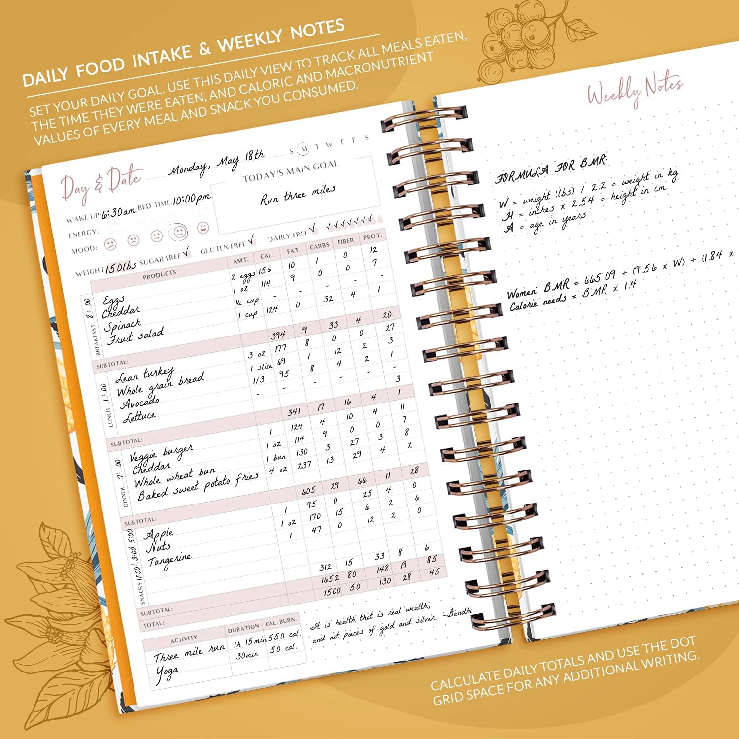 Planberry Food Journal Premium