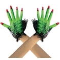 thumbnail image 1 of Halloween Gloves with Nails for Kids, One Size, Way to Celebrate, 1 of 4