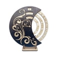 thumbnail image 2 of TIMIFIS Circular Rotating Calendar Wooden Perpetual Calendar Circular Rotating Calendar Calendar Table Wooden Calendar Handicrafts Decorative Ornaments Pendants Home Decor, 2 of 5