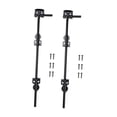 thumbnail image 1 of Pestillo de puerta de acero de 46 cm con forma de bastón para puertas de alta resistencia, accesorios con tornillos, herrajes versátiles de barra 2 piezas, 1 of 8