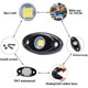 thumbnail image 1 of LED azules - 4 cápsulas de neón de 12 V - Kit de subsuelo impermeable - Cúpula de arrastre de ruedas para exteriores para ATV RZR UTV Off-Road SUV Auto Motocicleta Barco Trail Rig Fender, 1 of 2