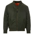 thumbnail image 6 of Men's MA-1 Flight Bomber Pilot Jacket-MA1-Olv-Sml, 6 of 9