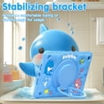 thumbnail image 6 of Case For iPad 7/8/9 Generation 10.2" (2019/2020/2021) Multi-Protective Cute Soft Bubbles Cover, With 360 Degree Rotating Stand and Shoulder Strap, 6 of 12