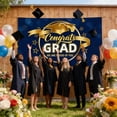 thumbnail image 6 of Class of Grad 2026 Background Banner, Graduation Banner Backgdrop Signs for Congratulations Graduation Party Supplies Photography Background 2026 Graduation Party Decorations, 6 of 6