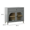 thumbnail image 7 of Twin Star Home Accent Cabinet, Pure Gray, 7 of 7