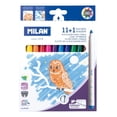 thumbnail image 1 of Plumones Borrables 11 Colores Milan +1 Plumon Borrador multicolor SIN TAMAÑO, 1 of 4