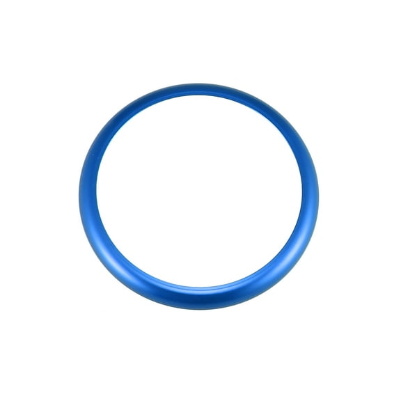 Car Multimedia Knob Ring Aluminum Alloy Knob Ring for BMW 1 2 3 4 5 6 7 Series X2 X3 X4 X5 X6 Blue