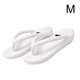 thumbnail image 1 of Guardurnaity Sandalias planas antideslizantes de PVC para mujer, 1 par, con punta abierta, para playa, piscina, fiesta, informales Calzado blanco METRO, 1 of 5