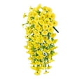 thumbnail image 2 of Cesta colgante de flor de rosa artificial decoración de pared | Enredaderas y hojas de plástico de 75 cm | Fácil de instalar | Arreglo floral falso para salón, dormitorio, patio, balcón | Decoración, 2 of 8