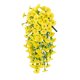 thumbnail image 2 of Cesta colgante con enredadera de rosas artificiales | Decoración floral para pared de 75 cm para sala o jardín | Flores y hojas plásticas artificiales decorativas | Fácil instalación | Decoración, 2 of 9