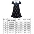 thumbnail image 3 of HAWEE Robe de Costume de Wednesday Addams avec Sac pour Enfants, Robe d'Uniforme Noire d'Halloween pour Filles Robe de Costume Addams pour Fête Cosplay, 3 of 5
