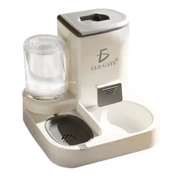 Alimentador Automático 2 en 1 para Mascotas – Dispensador de Agua y Croquetas