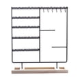 thumbnail image 3 of fenteer Jewelry Rack Rings Jewelry Display Stand for Shops Live Broadcast Photography Black, 3 of 8
