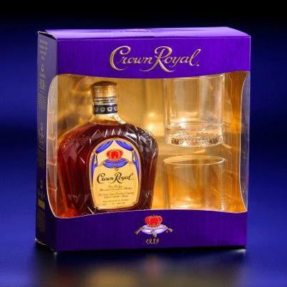 crown royal gift whiskey glasses ml