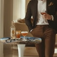 thumbnail image 4 of SEANATIVE 24 Inch Cocktail Table Topper Cap Set of 4 Elastic Fit Round Highboy Table Covers Stretch Spandex Table Covers Elegant Table Decorations for Parties Bar, Horse Blue Sky, 4 of 7