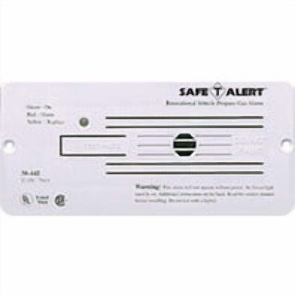 MTI Détecteur de Fuites au Propane pour l'Industrie 30-442-P-WT Safe-T-Alert; à Montage Affleurant; Alertes de Fuite avec Bip; avec Réinitialisation Automatique; Fil Rigide 12 Volts C.c.; Blanc