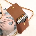 thumbnail image 2 of Leather Wallet Case Compatible With Samsung Galaxy Z Flip 3/4, Crossbody Lanyard Shockproof Protective Cover, 2 of 5