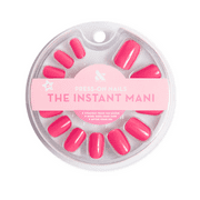 Olive & June Press-on Artificial Nails, Squoval Short, Hot Strawberry, Pink, 42 Ct