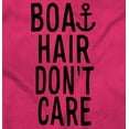 thumbnail image 2 of Boat Hair Don't Care Ocean Vibes Cute Women Crewneck Sweatshirt Brisco Brands M, 2 of 6