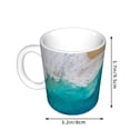 thumbnail image 2 of Disketp Beach Large Coffee Mug with Handle Tea Cup Novelty Coffee Cup for Men Women Office Work, 2 of 6