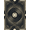 Black Cream Gold, Pattern 20, variant on Design&I 8'x10' Washable Area Rug Extra Large Skid-Resistant Low Profile Vintage Phonograph Motif Covering Weathered Gramophone Aesthetic for Living Room, Family