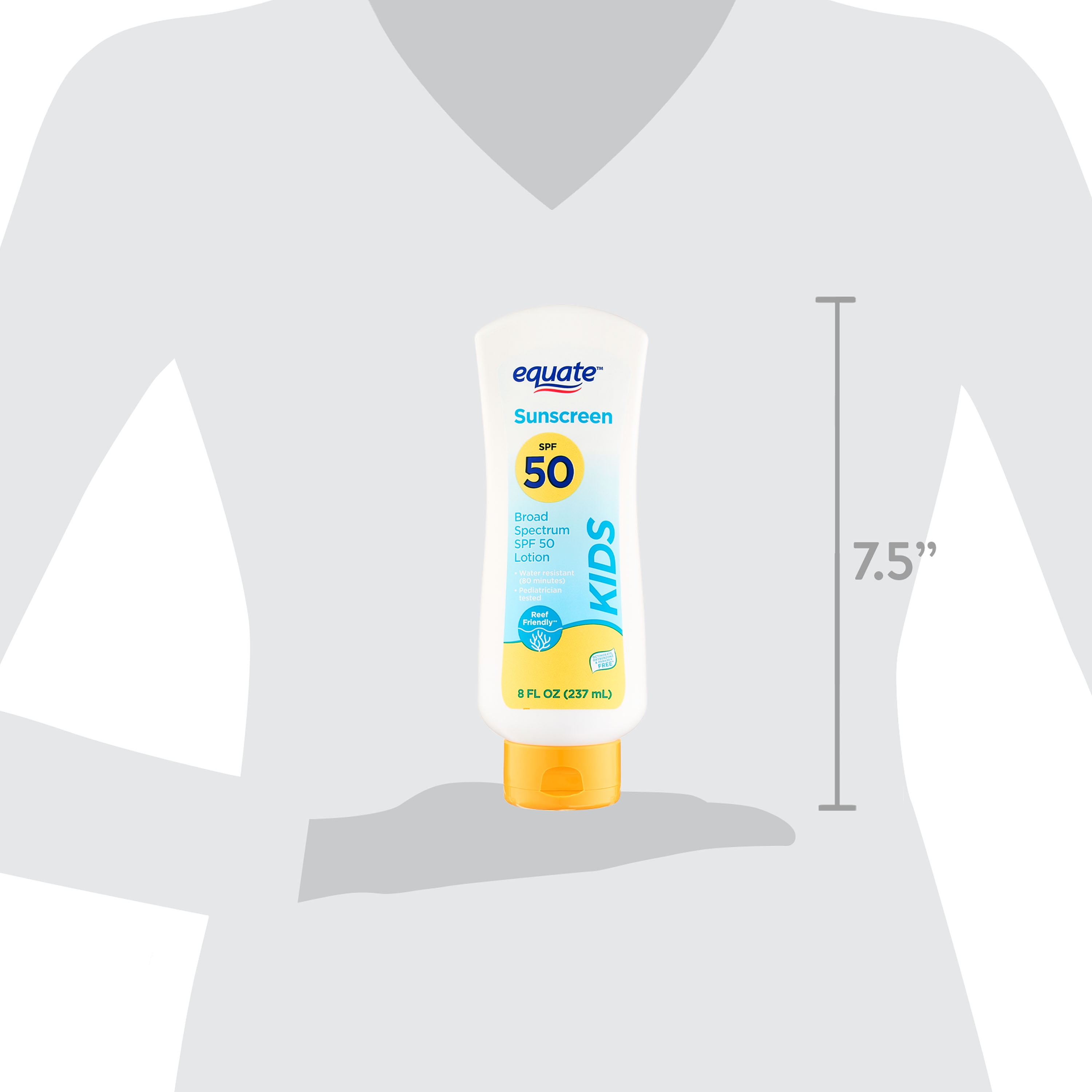 Buy Equate Kids Broad Spectrum Sunscreen Lotion, SPF 50, 8 fl oz Online